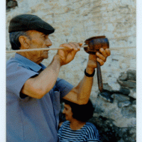 Babam Halit Ketencoglu urgan islerken, Tire, 1980
