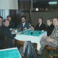 Bir Balkan Yolculuğu, Klarinetçi Feruz Mustafov ile... Üsküp İstasyonu. (Kasim 2000)
