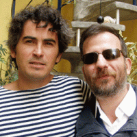 Sardinyalı gitarcı Paulo Angeli ile, Sao Paulo, 24 Ağustos 2005.