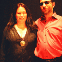 İsrailli şarkıcı Ruth Yaakov ve Muammer Ketencoğlu.